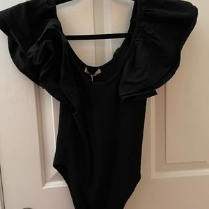 Black Zara Bodysuit with tags